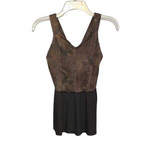 Lululemon City Tank Peplum Golden Goddess Cashew Size 4